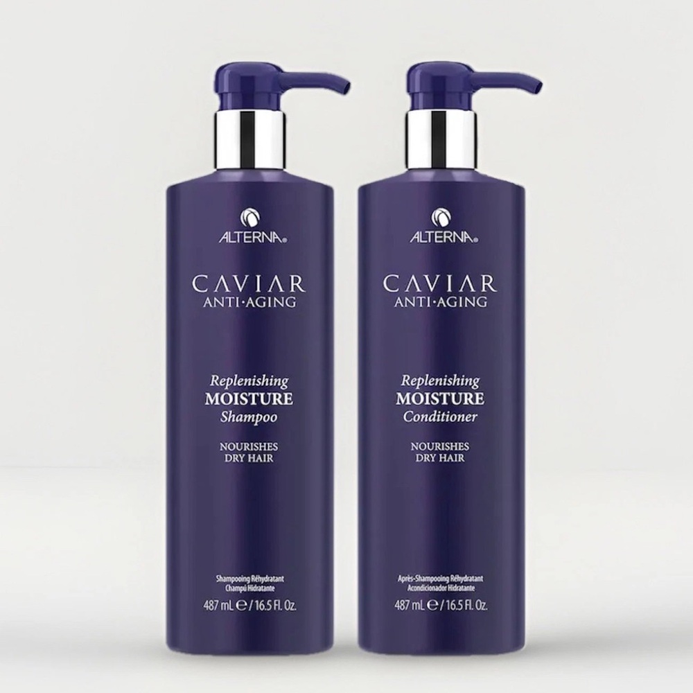 Alterna CAVIAR Anti-Aging Replenishing Moisture Shampoo & Conditioner 16.5 Oz